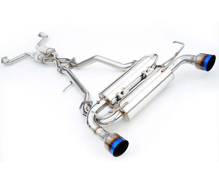 Invidia 14+ Infiniti Q50 Q300 w/ Single Layer Titanium Tips Cat-Back Exhaust