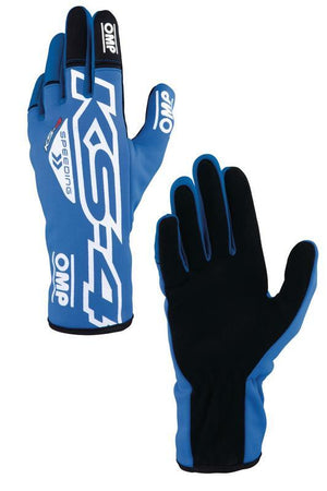 OMP KS-4 KART GLOVES YELLOW / BLACK SZ XS