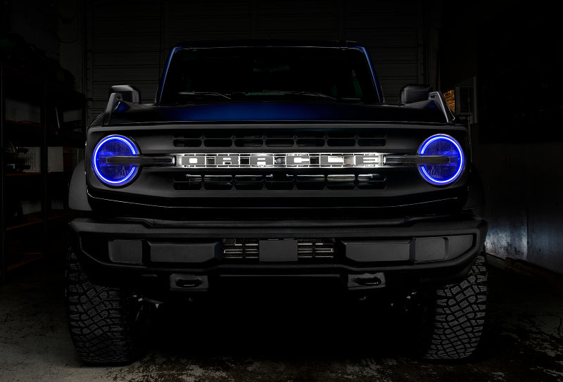 Oracle 2021 Ford Bronco DRL Upgrade w/ Halo Kit - ColorSHIFT w/ No Controller