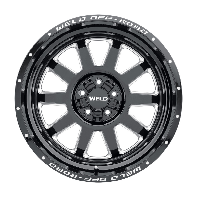 Weld Stealth 18x9 / 5x114.3 / 5 BS / 78.1 HB - Gloss Black Milled - Non-BL Wheel