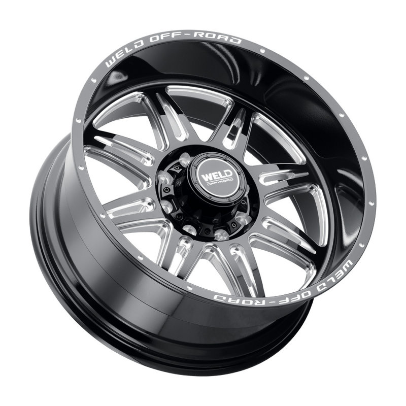 Weld Cheyenne 20x10 / 8x180 / 4.75 BS / 124.3 HB - Gloss Black Milled - Non-BL Wheel