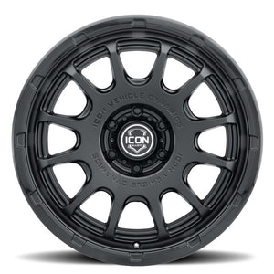 ICON Alloys Rancho 20x9 / 6x5.5 / 0mm / 5in BS DBL Black Wheel