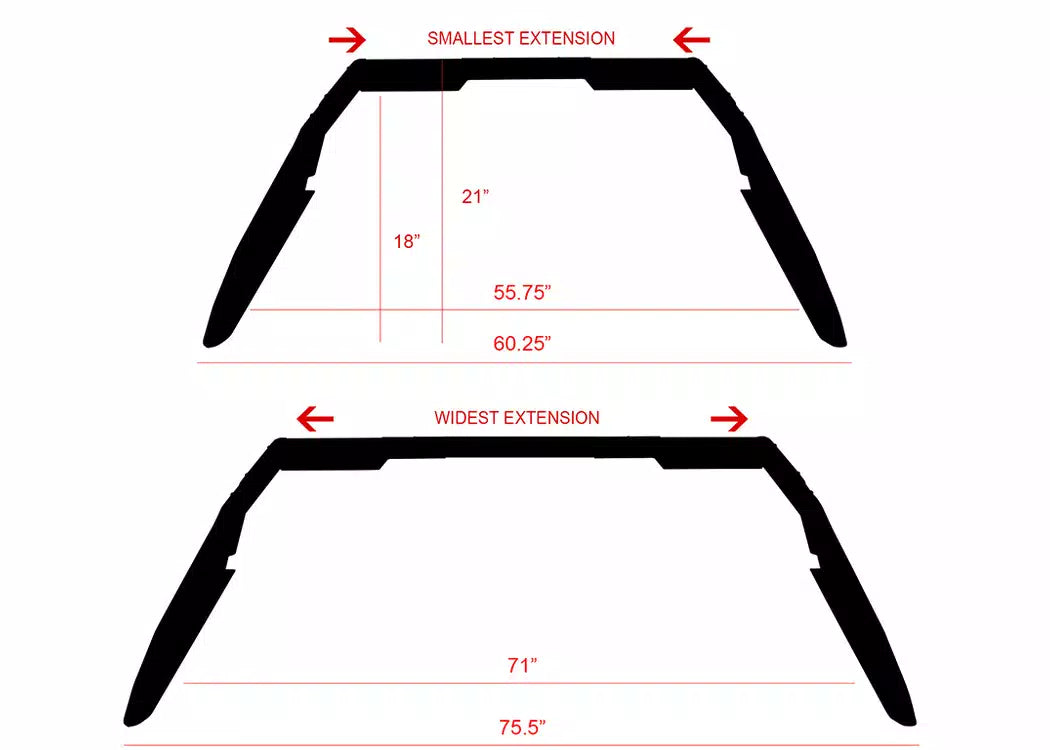 Armordillo CR-Z Chase Rack for Mid-Size Trucks