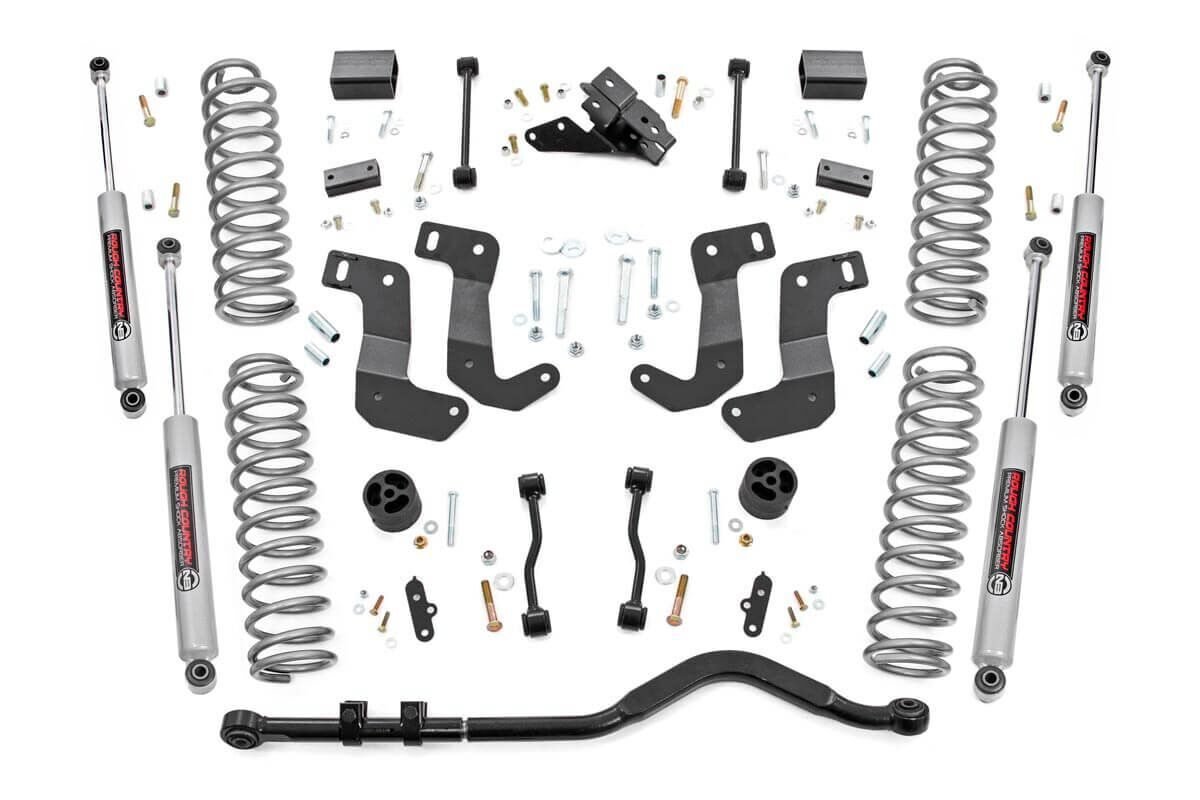 Rough Country 3.5 Inch Lift Kit C/A Drop | 2-Door | Jeep Wrangler JL 4WD (2024-2026)