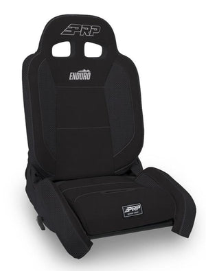 PRP EnduroTrail Reclining Suspension Seat - Black Suede - Driver