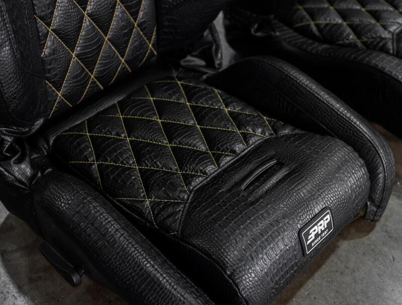 PRP EnduroTrail Reclining Suspension Seat - Gray Tweed - Driver