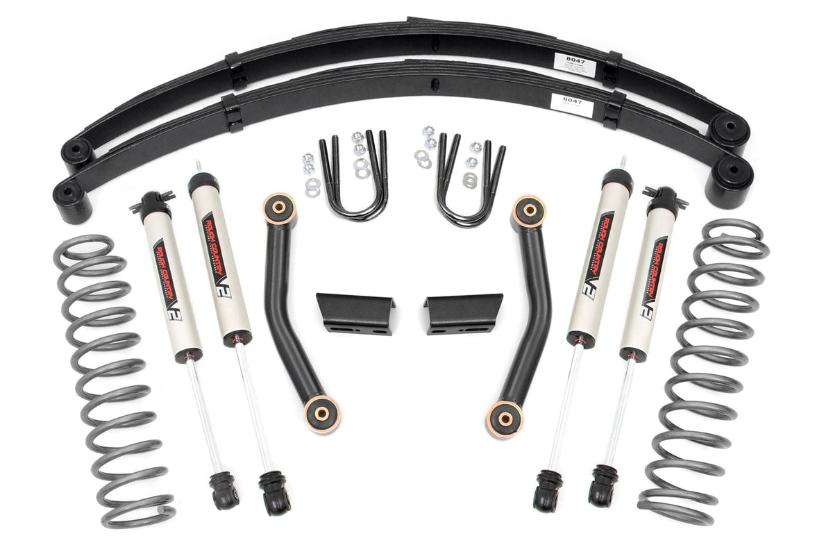Rough Country 3 Inch Lift Kit | Jeep Cherokee XJ (84-01)