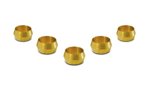 Vibrant Brass Olive Inserts 3/8in - Pack of 5