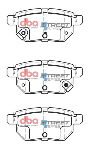 DBA 11-16 Lexus CT200h B Type/E Type Street Series Rear Brake Pads