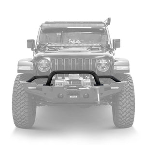 Westin 20-25 Jeep Gladiator / 18-25 Wrangler JL XTS Round Bull Bar - Tex. Blk