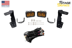 Diode Dynamics 15-21 Subaru WRX/STi Pro Stage Series 2in LED Ditch Light Kit - Yellow Combo