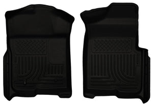 Husky Liners 09-12 Ford F-150 Regular/Super/Super Crew Cab WeatherBeater Black Floor Liners