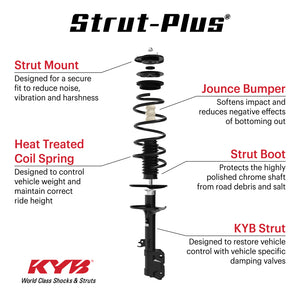 KYB Shocks & Struts Strut Plus Front Left 12-13 Honda Civic Sedan (Excl Si/GX/Hybrid)