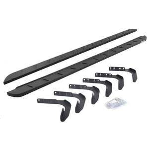 Go Rhino 99-16 Ford F-250 / F-350 Crew Cab 4DR RB10 Slim Running Boards Kit (w/Brackets) - Tex. Blk