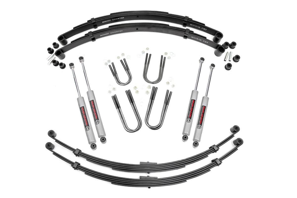 Rough Country 3 Inch Lift Kit Rear Springs | Jeep Grand Wagoneer/J10 Truck/J20 Truck/Wagoneer 4WD