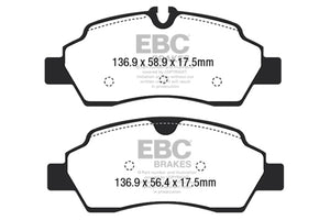 EBC 15+ Ford Transit 2.2 TD Ultimax2 Rear Brake Pads
