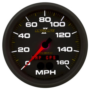 Autometer Ultra-Lite II 5in 0-140MPH In-Dash Electronic GPS Programmable Speedometer