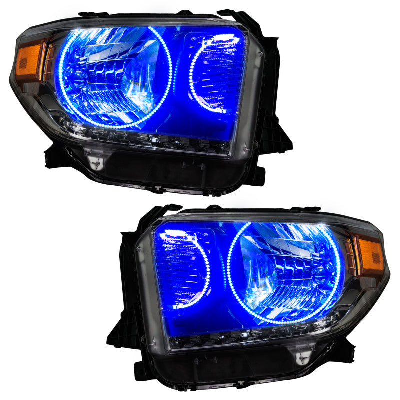 Oracle 14-17 Toyota Tundra SMD HL - Dual Halo Kit - ColorSHIFT w/ Simple Controller