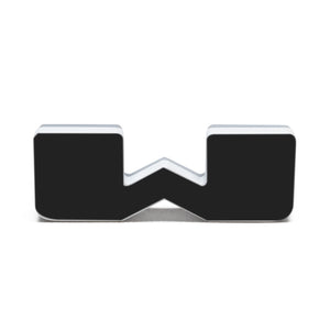ORACLE Lighting Universal Illuminated LED Letter Badges - Matte Blk Surface Finish - W