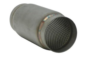 Vibrant SS Race Muffler 4in inlet/outlet x 9in long