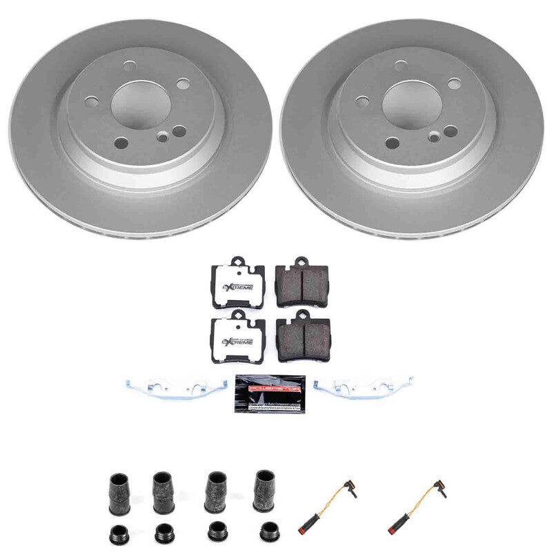 Power Stop 00-02 Mercedes-Benz S430 Rear Z26 Coated Brake Kit
