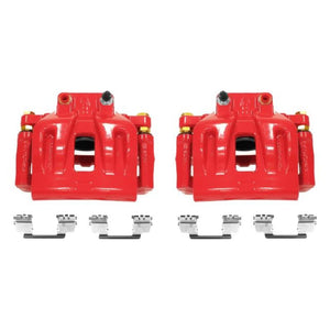 Power Stop 12-17 Chrysler 300 Front Red Calipers w/Brackets - Pair