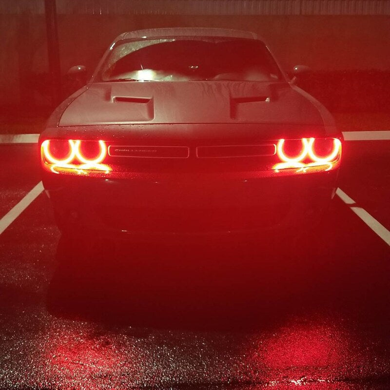 Oracle Dodge Challenger 15-21 LED Waterproof Halo Kit - ColorSHIFT