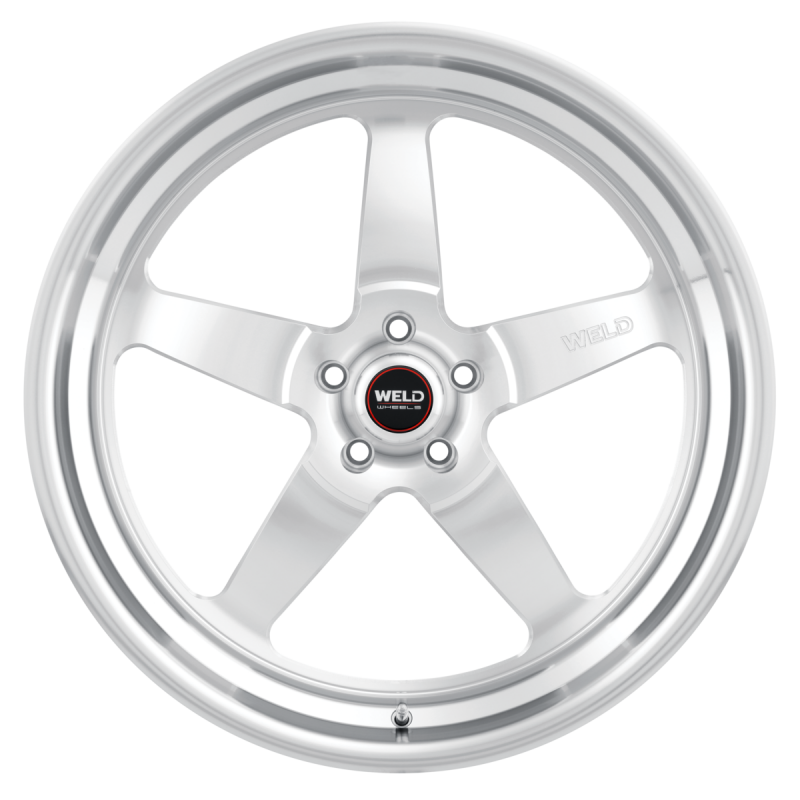 Weld Ventura Street 22x8.5 / 5x120.65 / 5 BS / 78.1 HB - Gloss Machined - Non-BL Wheel