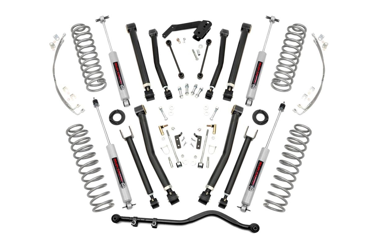 Rough Country 4 Inch Lift Kit 4-Door | X-Series | Jeep Wrangler JK 2WD/4WD (2007-2018)