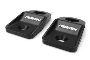 PERRIN 08-14 Subaru WRX/STI / 08-11 Impreza / 08-10 Outback Upper Radiator Bracket Set - Black