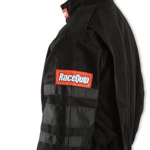 RaceQuip Black SFI-1 1-L Suit - Medium Tall