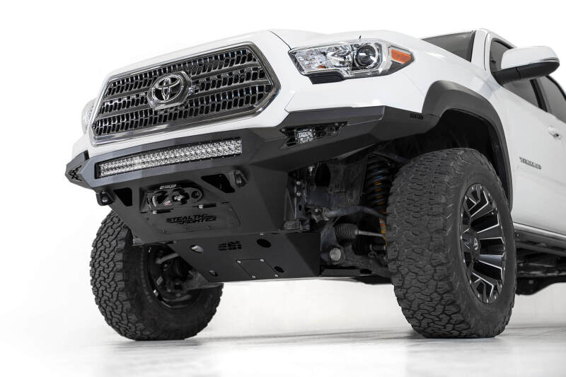 Addictive Desert Designs 16-19 Toyota Tacoma Stealth Fighter Front Bumper w/ Winch Mount