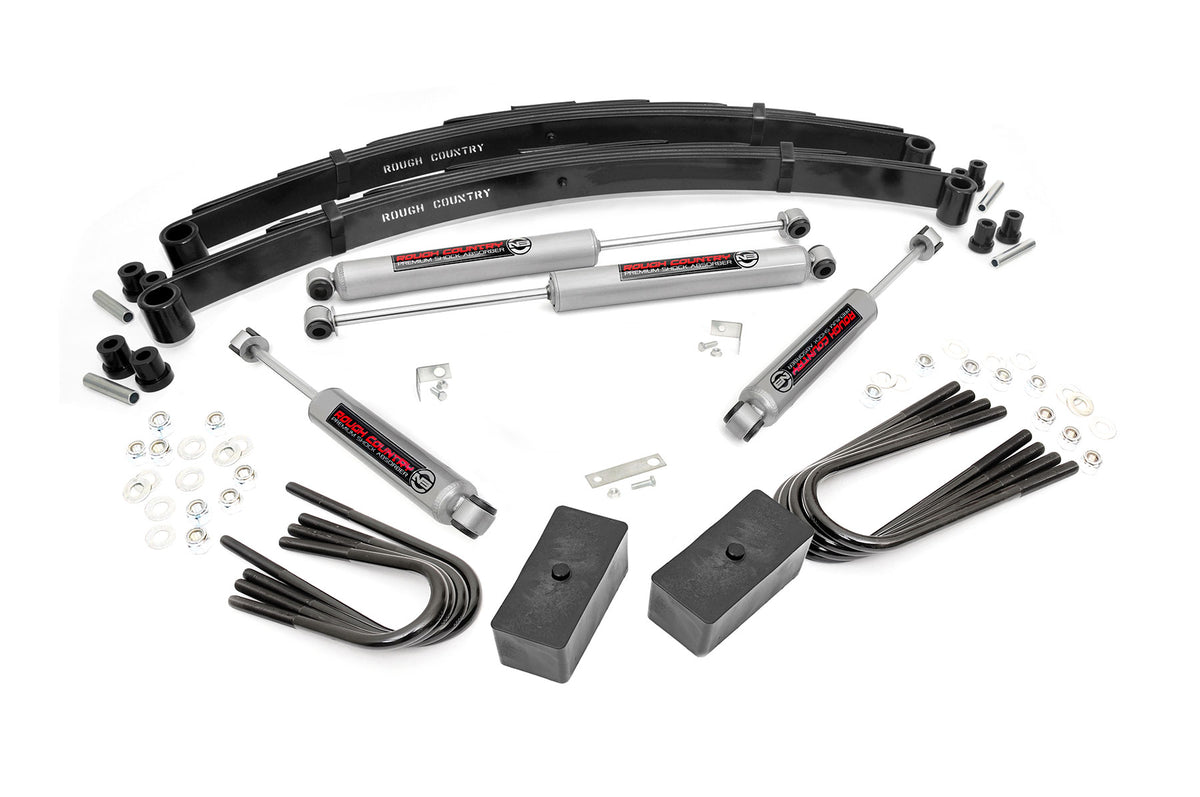 Rough Country 2 Inch Lift Kit Rear Blocks | Chevy/GMC 3/4-Ton Suburban 4WD (1988-1991)
