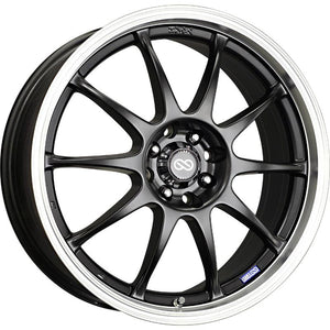 Enkei J10 17x7 5x112/120 38mm Offset 72.62mm Bore Dia Silver w/ Machined Lip Wheel