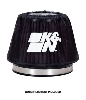 K&N Black Drycharger 6.25in Base ID / 4.375in Top ID / 4.125in Height Air Filter Wrap