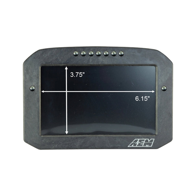 AEM CD-7L Carbon Logging Flush Digital Dash Display