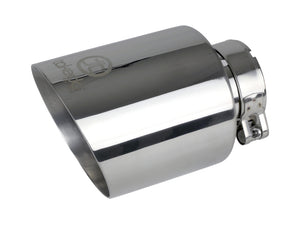 aFe Takeda Universal Exhaust Tip 2-1/2 IN Inlet x 4-1/2 IN Outlet x 7 IN L- Polished