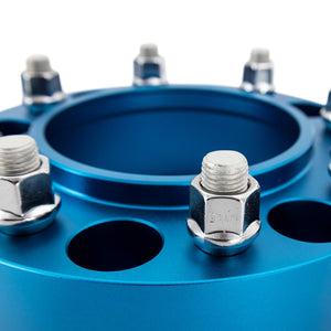 Mishimoto Wheel Spacers 8X165.1 121.3 25 M14 Blu