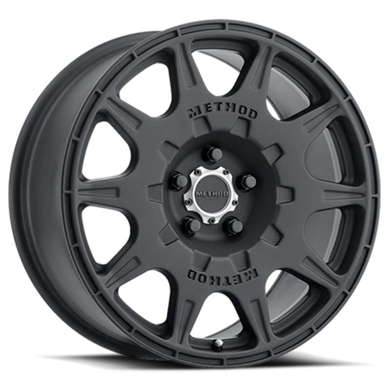 Method MR502 RALLY 17x8 +38mm Offset 5x100 67.1mm CB Matte Black Wheel