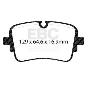 EBC 2020+ Audi A8 Quattro (D5) 3.0TT Yellowstuff Rear Brake Pads