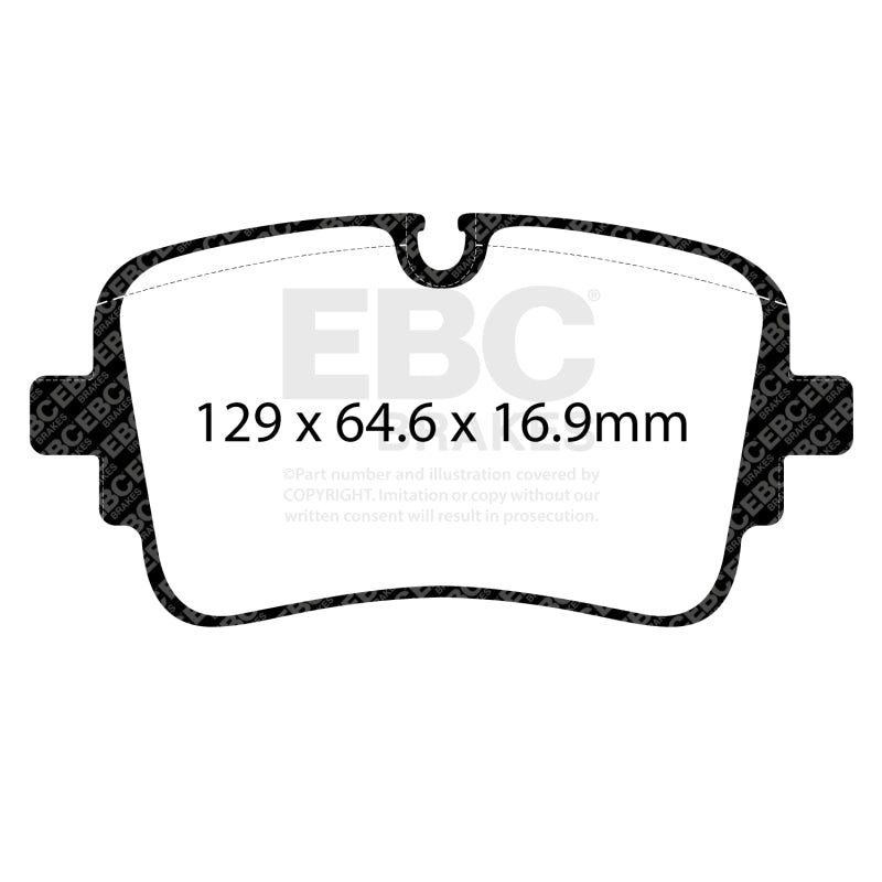 EBC 2020+ Audi A8 Quattro (D5) 3.0TT Yellowstuff Rear Brake Pads