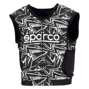 Sparco Vest SJ Pro K-3 MED - BLK/WHT