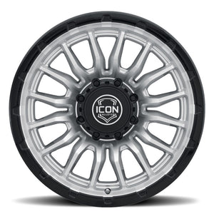 ICON Alloys Cajon 20x9 / 8x170 / 6mm / 5.25in BS Silver Machined Wheel w/ GB Lip