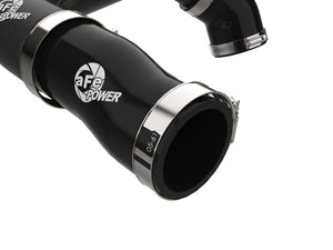 aFe 2024+ Jeep Wrangler JL L4-2.0L (t) BladeRunner 2-1/2in Aluminum Hot Charge Pipe - Black