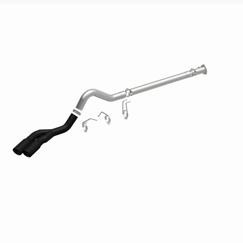 MagnaFlow 08-18 Ford F-250/F-350/F-450 4.6L/6.7 DPF-Back Black 4in Dual Single Rear Exit