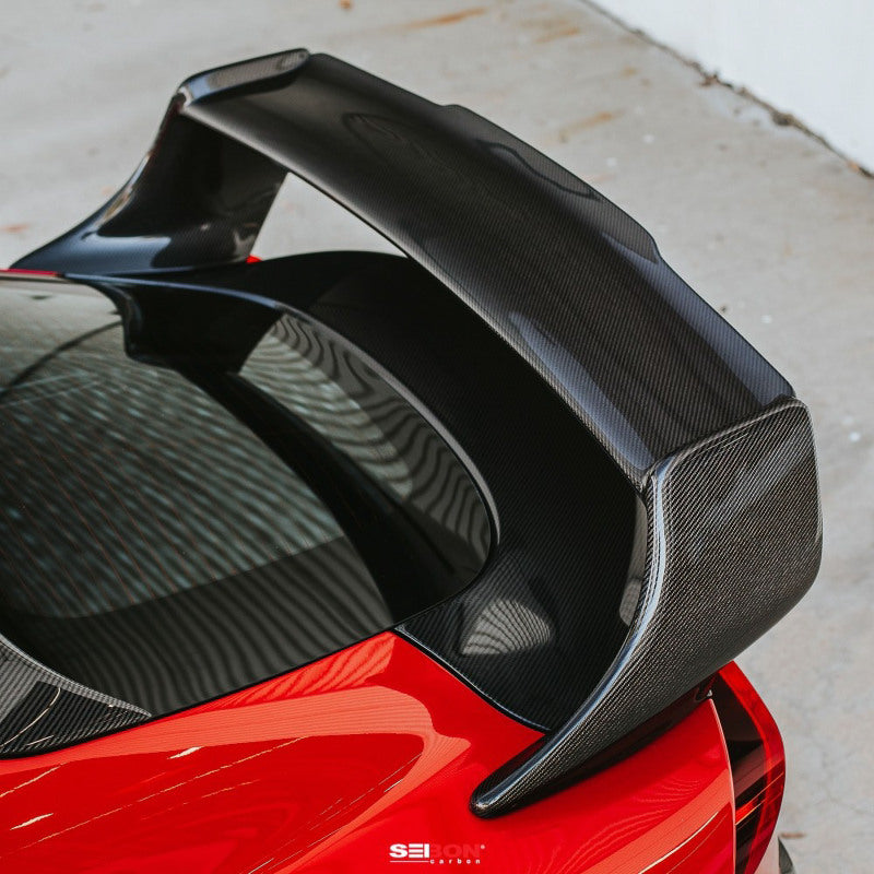 Seibon 2020-2026 Toyota Supra TD-Style Carbon Fiber Rear Spoiler