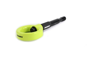 PERRIN 15-17 Subaru WRX & STI / 13-17 Crosstrek / 12-16 Impreza Tow Hook Kit (Front) - Neon Yellow