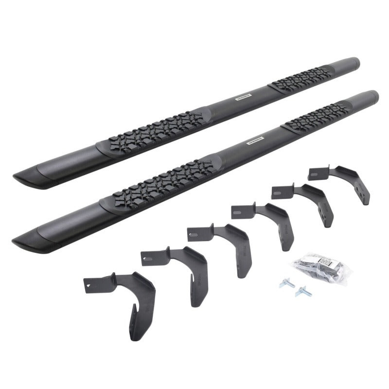 Go Rhino 05-27 Nissan Frontier King Cab Pickup V-Series V3 Side Steps & Brackets Complete Kit