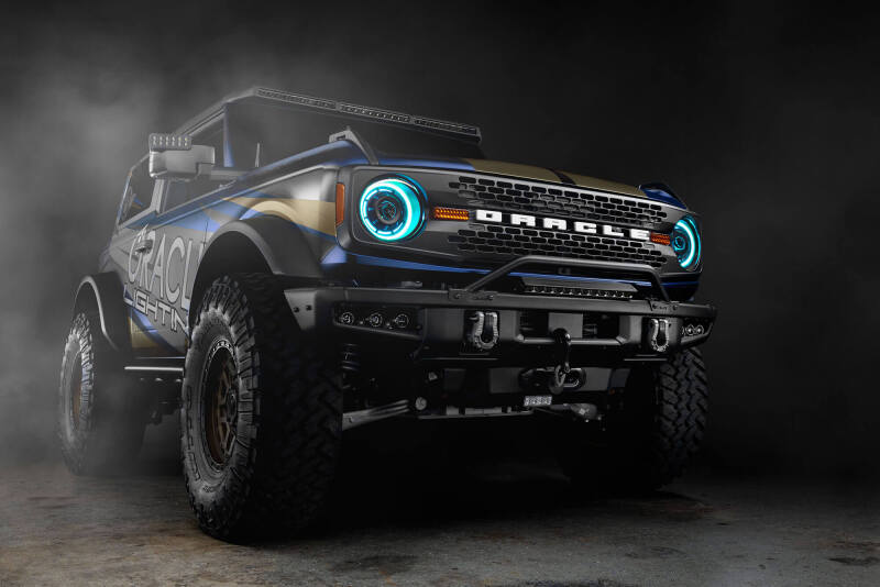 Oracle 2021+ Ford Bronco Oculus Bi-LED Projector Headlights - ColorSHIFT LED