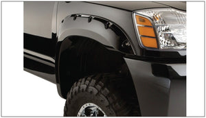 Husky Liners 04-15 Nissan Titan (w/o Lock Box) Pocket Style Fender Flares 4pc - Black